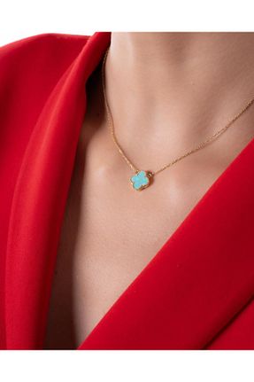 گردنبند طلا طلائی زنانه 14 عیار YCL JEWELLERY - کد 901435371