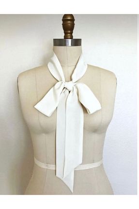 دستمال گردن سفید زنانه quella atelier - کد 868273743