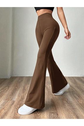 شلوار قهوه ای زنانه Penye peelter - کد 885557439