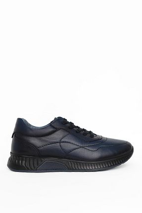 کفش اسنیکر سرمه ای مردانه چرم اصل Greyybull Shoes - کد 900844589