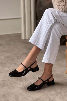 بابت مشکی زنانه چرم مصنوعی NİŞANTAŞI SHOES - کد 812233940