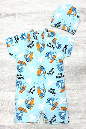 مایو آبی بچه گانه مخلوط پلی استر My Kids Wear - کد 896105297