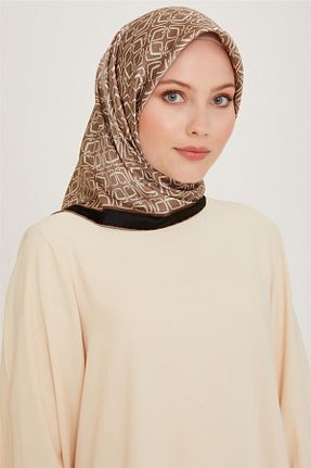 روسری سفید کرپ ساتن ابریشم Armine - کد 862127474