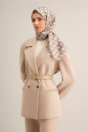 روسری بژ İpek Tivil Armine - کد 901455236