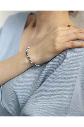 دستبند استیل (فولاد) زرد زنانه استیل ضد زنگ MARCİELO Accessories - کد 901545084
