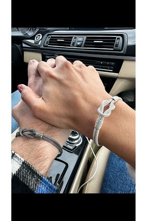 دستبند نقره زنانه 925 عیار ES - کد 901552390