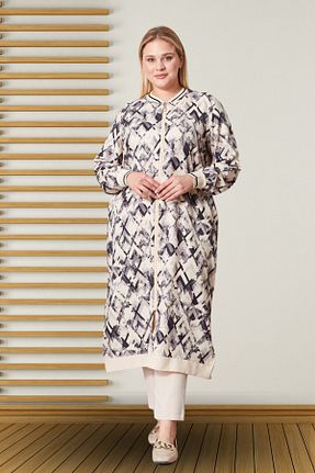 کلاه و ابایا طوسی زنانه ویسکون Ferace - کد 901578016
