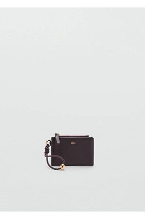 کیف پول قهوه ای زنانه سایز متوسط MANGO - کد 901563121