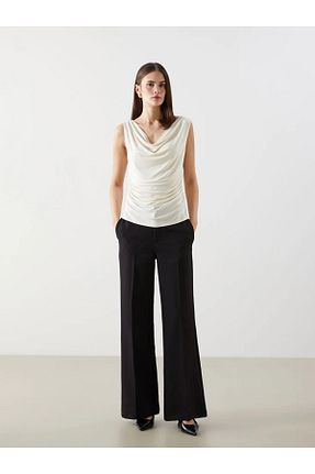 بلوز نباتی زنانه ساده LC Waikiki - کد 901575850