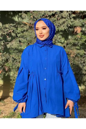 پیراهن حجاب آبی Jile Lahza - کد 901470353