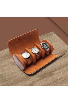 نظم دهنده جواهرات و آرایش قهوه ای مخمل İsdeksan - کد 902620742