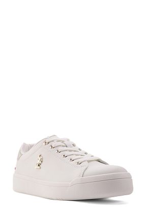 کفش اسنیکر بژ زنانه بند دار U.S. Polo Assn. - کد 894018864