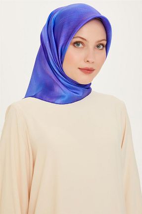 روسری رنگی کرپ ساتن ابریشم Armine - کد 862306043