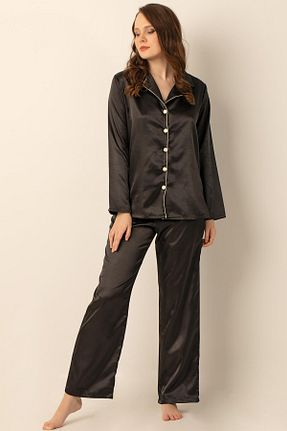 ست لباس راحتی مشکی زنانه چاپی ZENCHES - کد 901608485