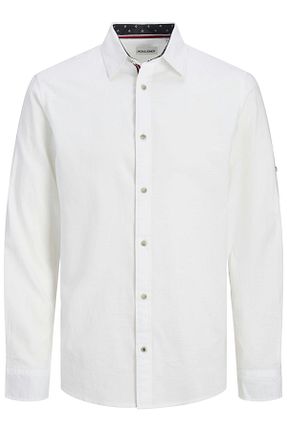 پیراهن سفید مردانه اسلیم فیت Jack & Jones - کد 901458472