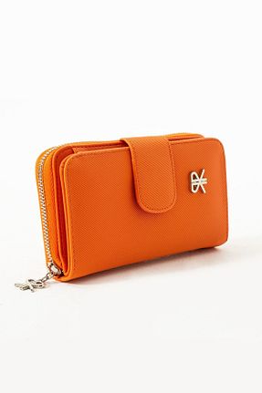 کیف پول نارنجی زنانه Polo Of Colors - کد 878537440