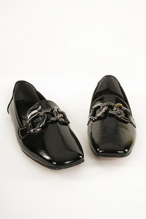 بابت مشکی زنانه چرم لاکی Sole Harmoni - کد 901566382