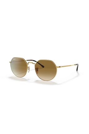 عینک آفتابی طلائی زنانه 51 Ray-Ban - کد 901635983