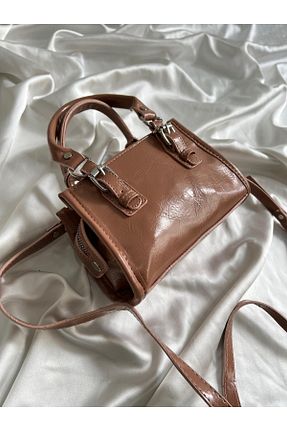 کیف دوشی صورتی زنانه چرم مصنوعی Mia Collection - کد 901578005