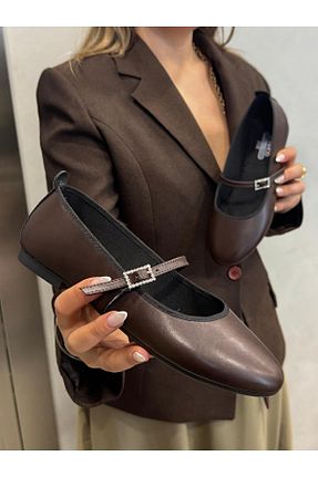بابت قهوه ای زنانه چرم مصنوعی İncimoda - کد 901613393