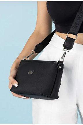 کیف دوشی مشکی زنانه چرم مصنوعی Nas Bag - کد 901619695