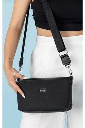 کیف دوشی مشکی زنانه چرم مصنوعی Nas Bag - کد 901619695