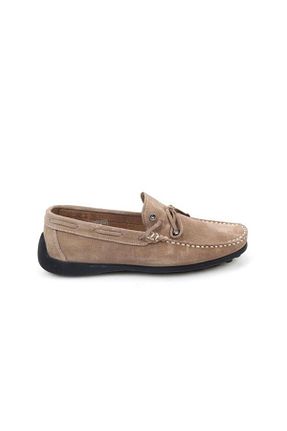 کفش کژوال بژ مردانه چرم خالص Pierre Cardin - کد 901627364