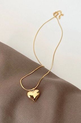 گردنبند جواهر طلائی زنانه فلزی Tasarım - کد 901642155