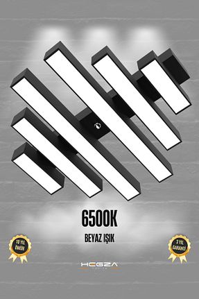 لوستر مشکی آلومینیوم Hegza Lighting - کد 455518879
