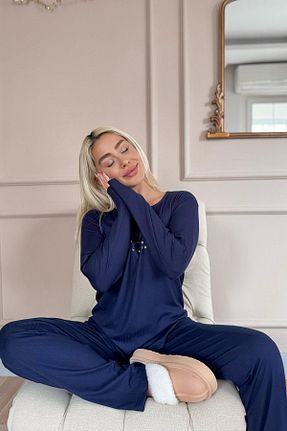 ست لباس راحتی رنگی زنانه ساده Pijamaevi - کد 901648439
