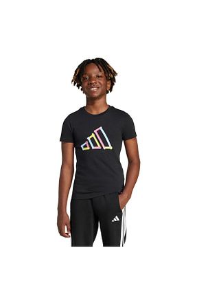 تیشرت اسپرت مشکی بچه گانه رگولار adidas - کد 898535852