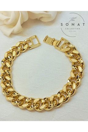 دستبند استیل (فولاد) زرد زنانه استیل (فولاد) Sonat Collection - کد 901660210