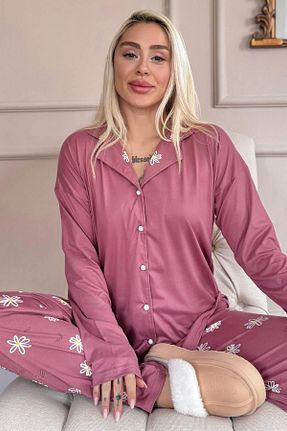 ست لباس راحتی رنگی زنانه طرح دار Pijamaevi - کد 901660324