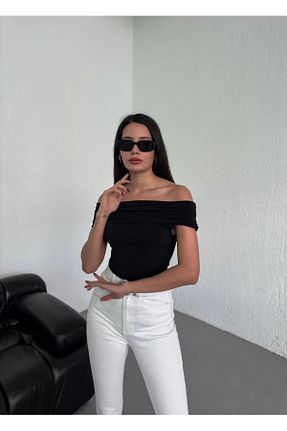 بلوز مشکی زنانه ساده BNK Shop - کد 901660341