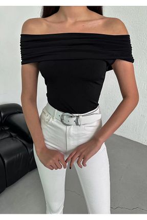 بلوز مشکی زنانه ساده BNK Shop - کد 901660341