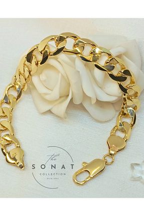 دستبند استیل (فولاد) طلائی زنانه استیل (فولاد) Sonat Collection - کد 901661433