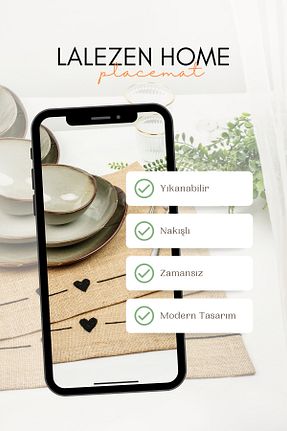 سرویس آمریکائی بژ مستطیل LALEZEN HOME - کد 902966587