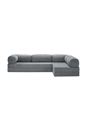ست گوشه ای طوسی مخمل Dekoro - کد 888519785