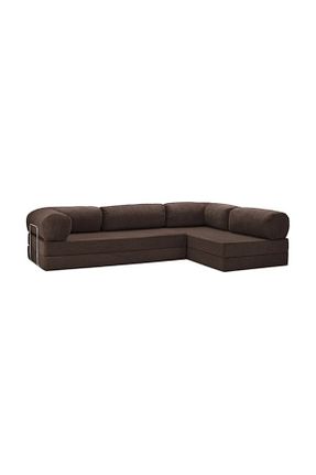 ست گوشه ای قهوه ای مخمل Dekoro - کد 888519771