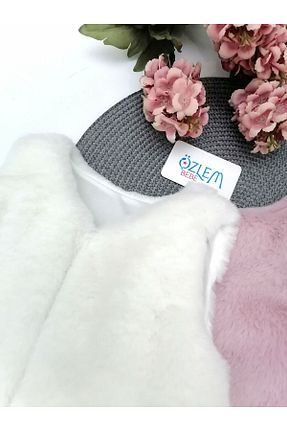جلیقه صورتی بچه گانه رگولار ÖZLEM BEBE - کد 902820785