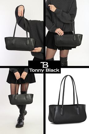 کیف دوشی مشکی زنانه Tonny Black - کد 890243606