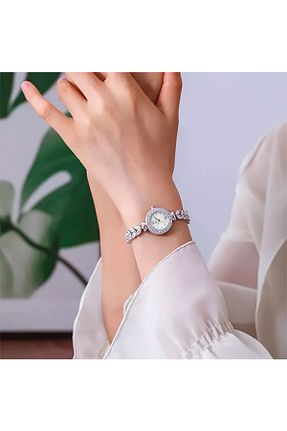 ساعت مچی طوسی زنانه استل (فولاد) pullmarkt - کد 901692371