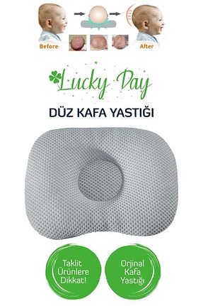 بالش و روبالشی کودک و نوزاد طوسی پنبه ای Lucky Day - کد 84076818