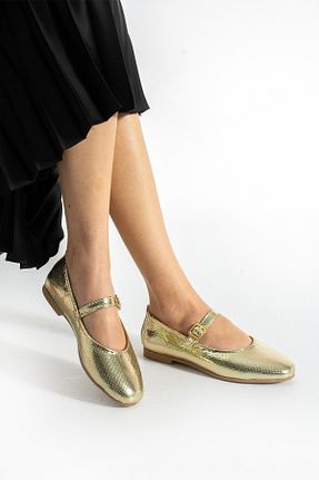 بابت طلائی زنانه چرم مصنوعی Neva