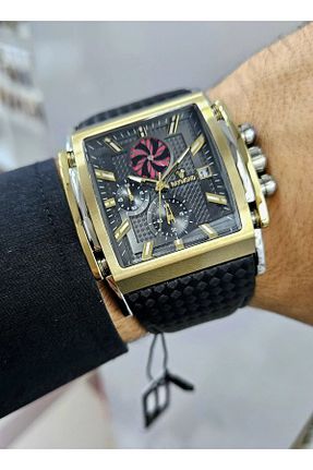 ساعت مچی زرد مردانه 45 میلی متر Raymond - کد 901711844