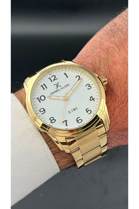ساعت مچی طلائی مردانه 45 میلی متر Daniel Klein - کد 828383982
