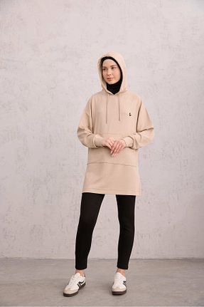 سوئیشرت بژ زنانه ساده Laina - کد 901733453