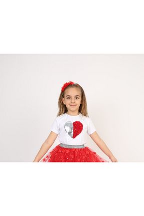 ست بالاتنه و پائین تنه سفید بچه گانه %100 پنبه Dıgıl Kids - کد 902909744