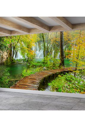 کاغذ دیواری سبز Yapışkan Gerekli dreamwall - کد 756807384
