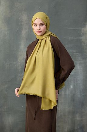 شال سبز زنانه پنبه پلی استر İpekhan - کد 901747065